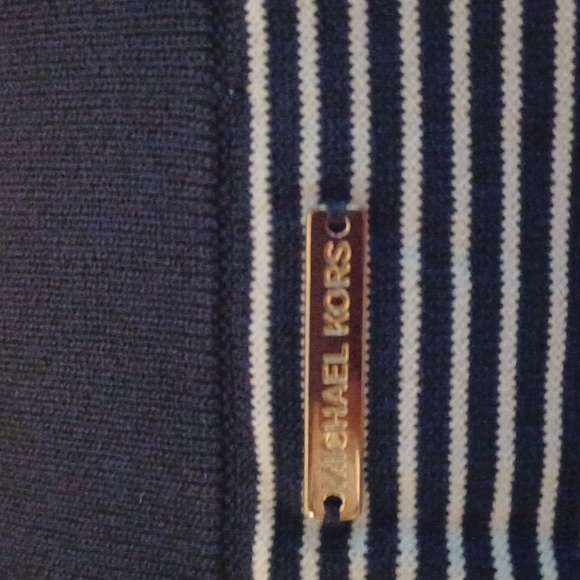 MICHAEL KORS STRIPED PENCIL SKIRT SZ M - Picture 2 of 3